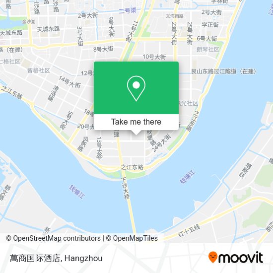 萬商国际酒店 map