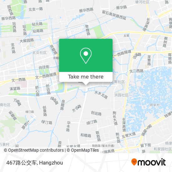 467路公交车 map