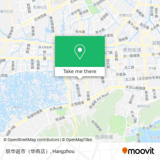联华超市（华商店） map