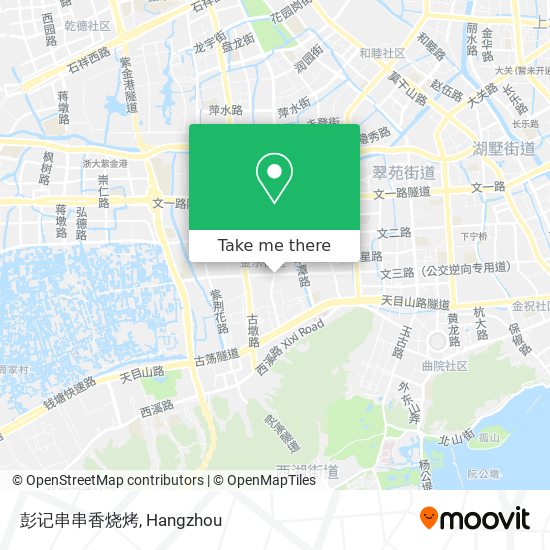 彭记串串香烧烤 map