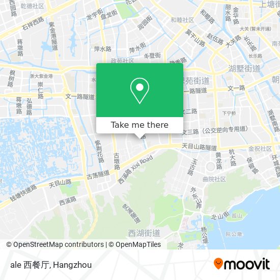 ale 西餐厅 map