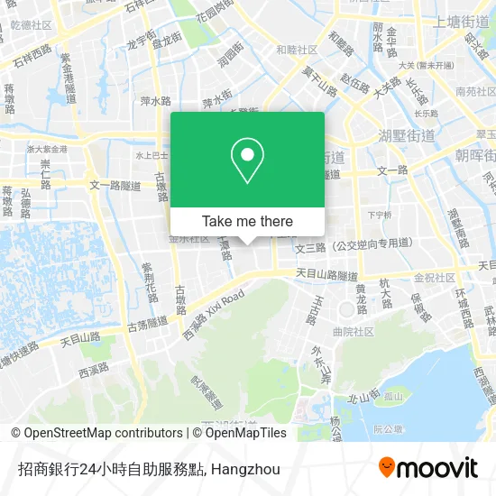 招商銀行24小時自助服務點 map
