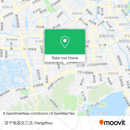 苏宁电器文三店 map
