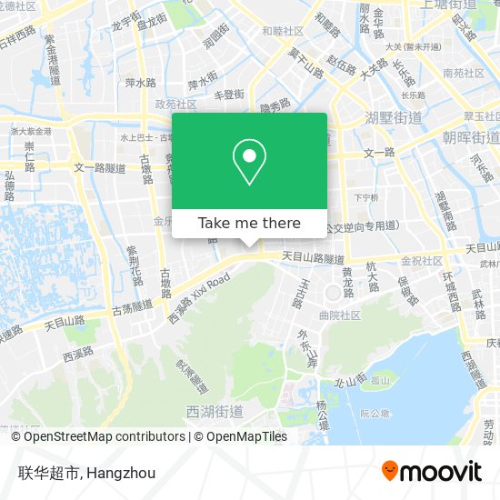 联华超市 map