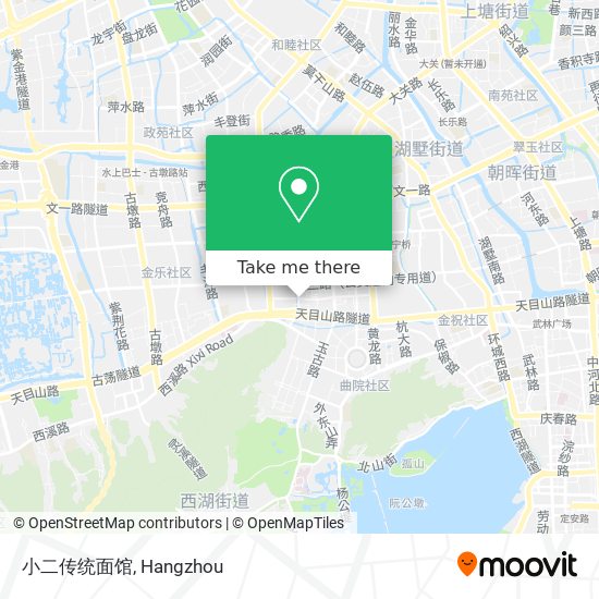 小二传统面馆 map