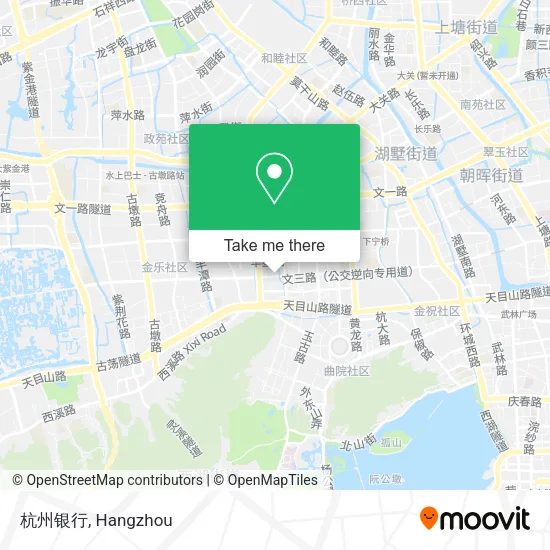 杭州银行 map