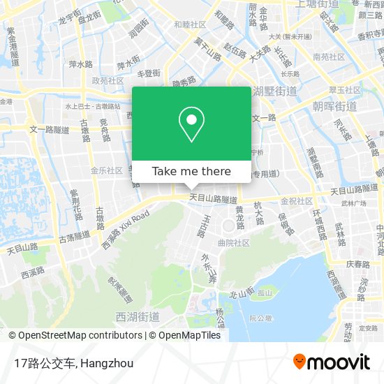 17路公交车 map