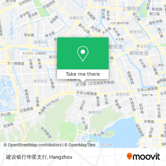建设银行华星支行 map