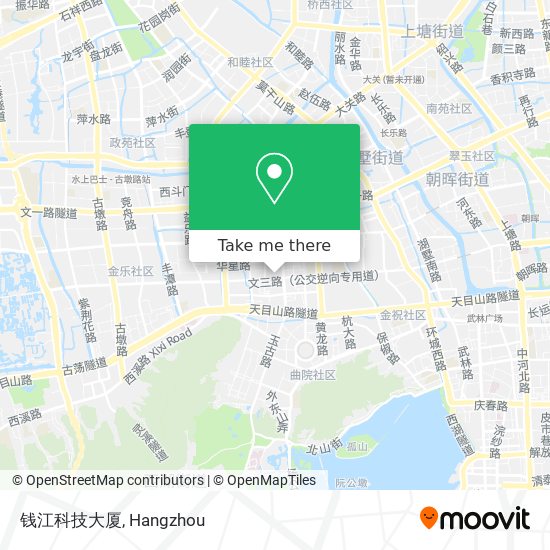 钱江科技大厦 map