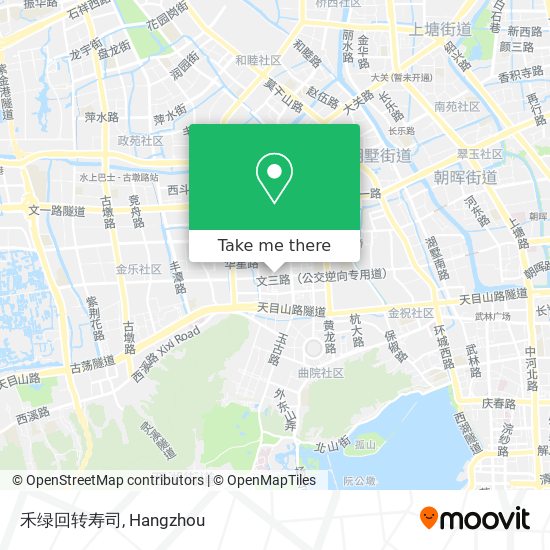 禾绿回转寿司 map