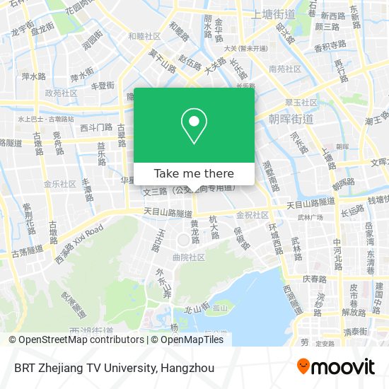 BRT Zhejiang TV University map