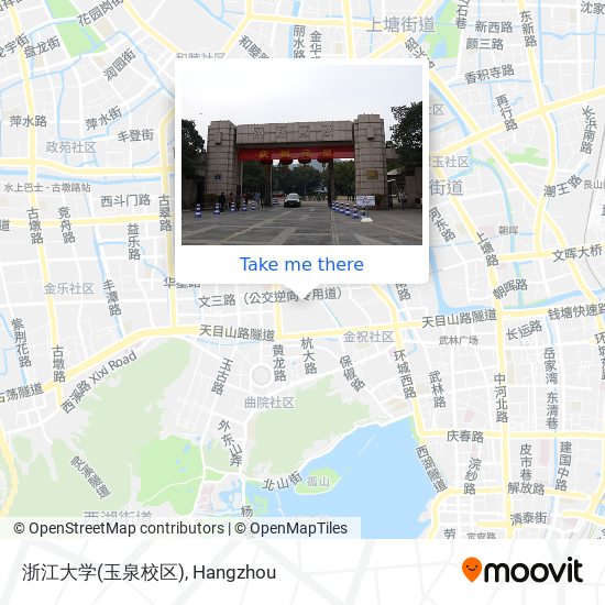 浙江大学(玉泉校区) map