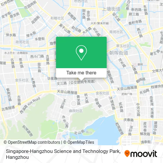 Singapore-Hangzhou Science and Technology Park map