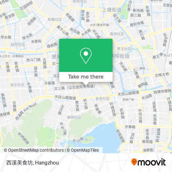 西溪美食坊 map