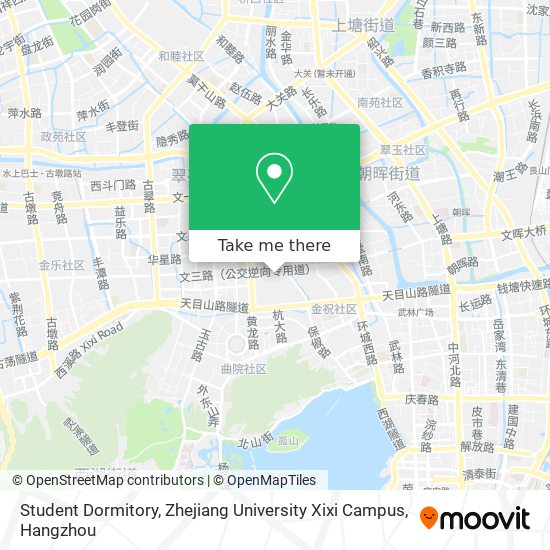 Student Dormitory, Zhejiang University Xixi Campus map