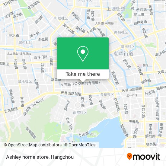 Ashley home store map