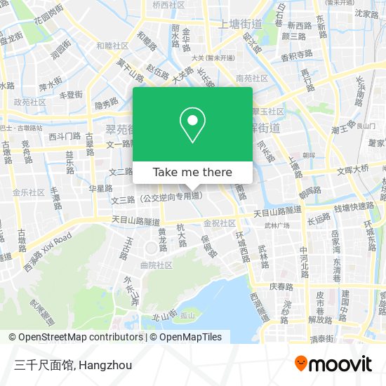 三千尺面馆 map