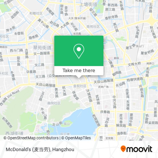 McDonald's (麦当劳) map