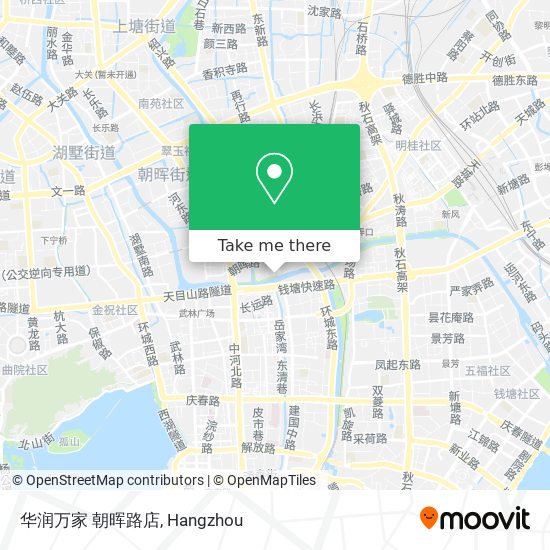 华润万家 朝晖路店 map