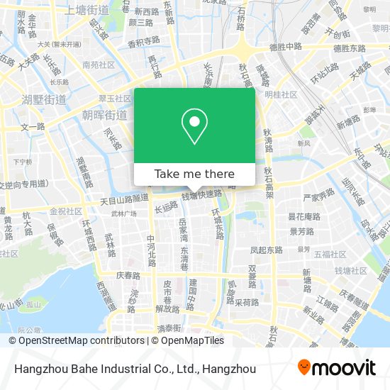 Hangzhou Bahe Industrial Co., Ltd. map