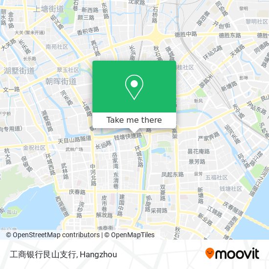 工商银行艮山支行 map