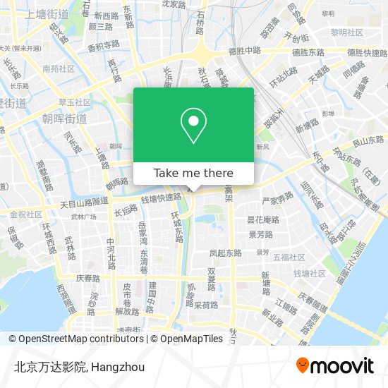 北京万达影院 map