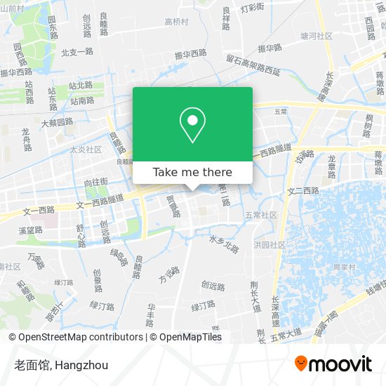 老面馆 map
