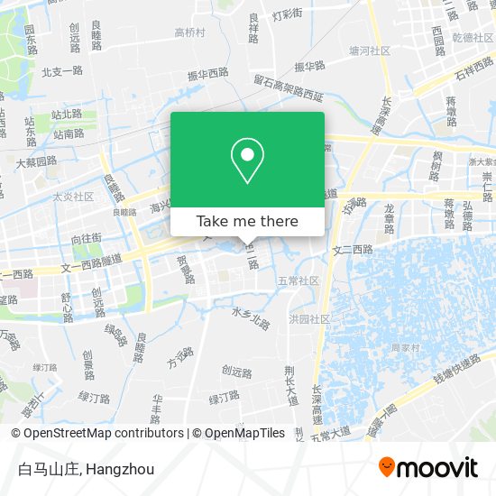 白马山庄 map