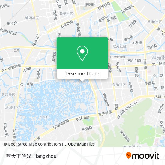 蓝天下传媒 map