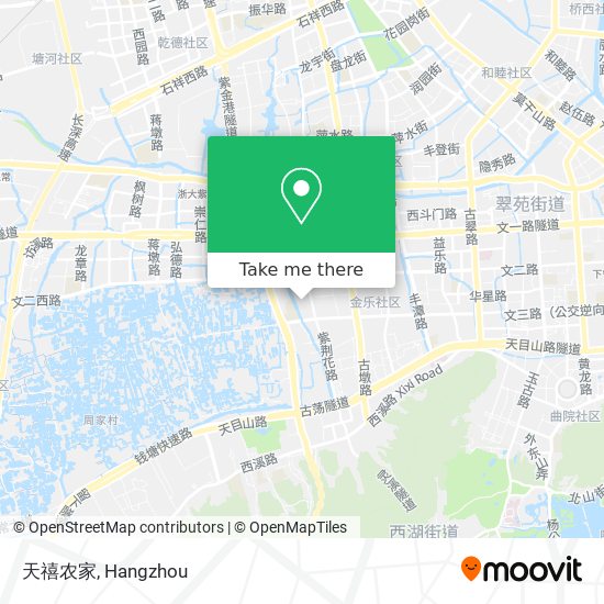 天禧农家 map