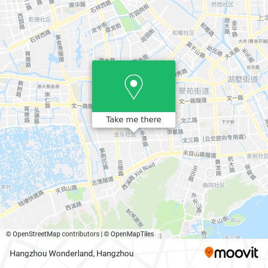 Hangzhou Wonderland map