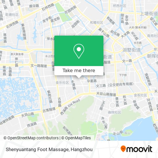 Shenyuantang Foot Massage map