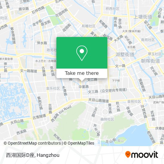 西湖国际D座 map