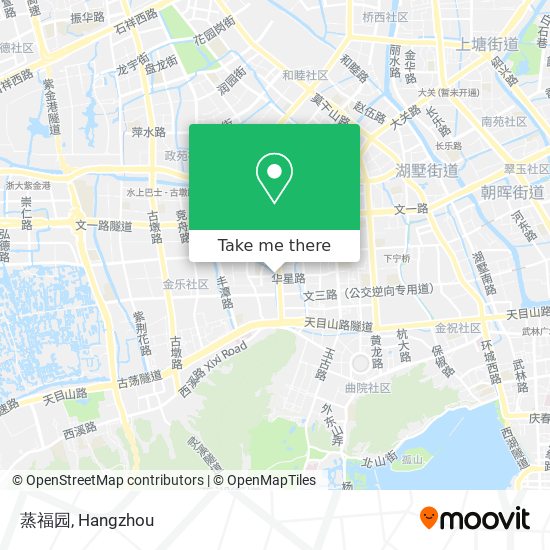 蒸福园 map