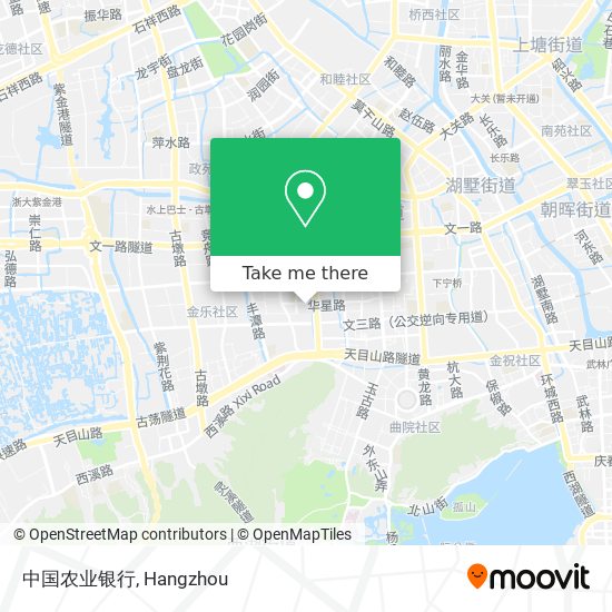 中国农业银行 map