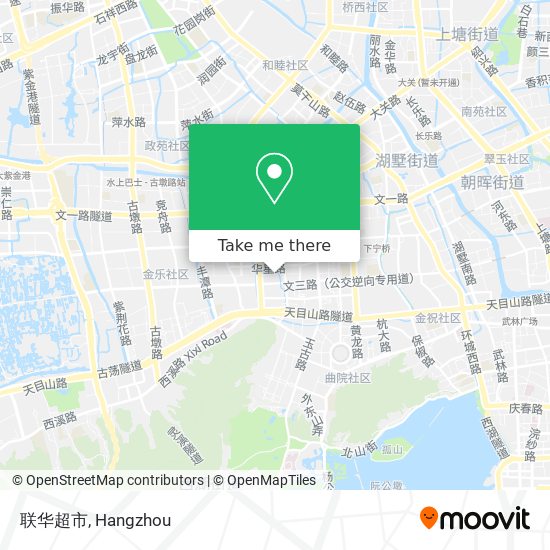 联华超市 map