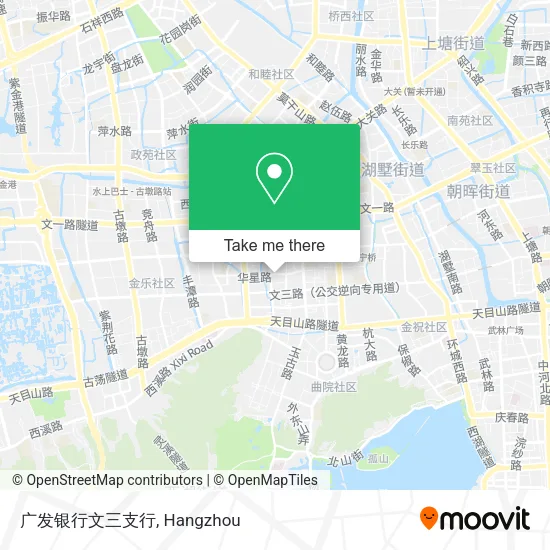 广发银行文三支行 map