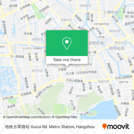 地铁古翠路站 Gucui Rd. Metro Station map
