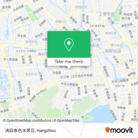 满园春色水果店 map