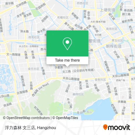 浮力森林 文三店 map