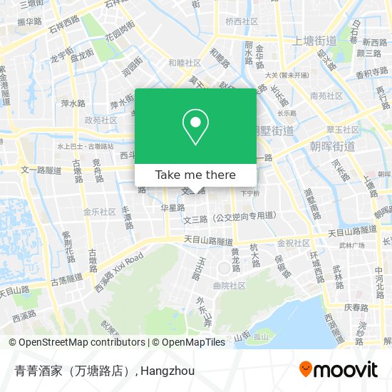 青菁酒家（万塘路店） map