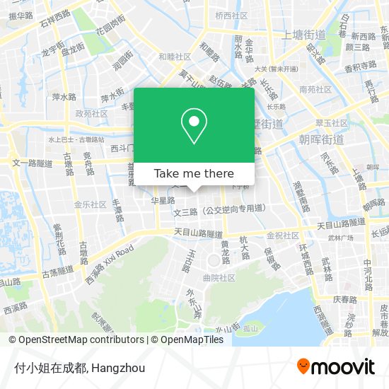付小姐在成都 map