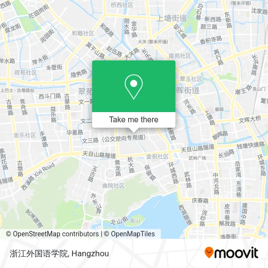 浙江外国语学院 map