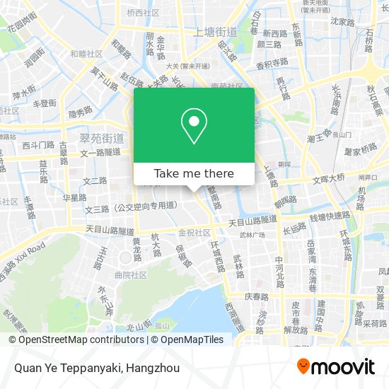 Quan Ye Teppanyaki map
