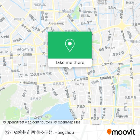 浙江省杭州市西湖公佂处 map