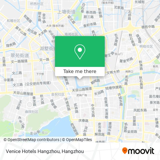 Venice Hotels Hangzhou map