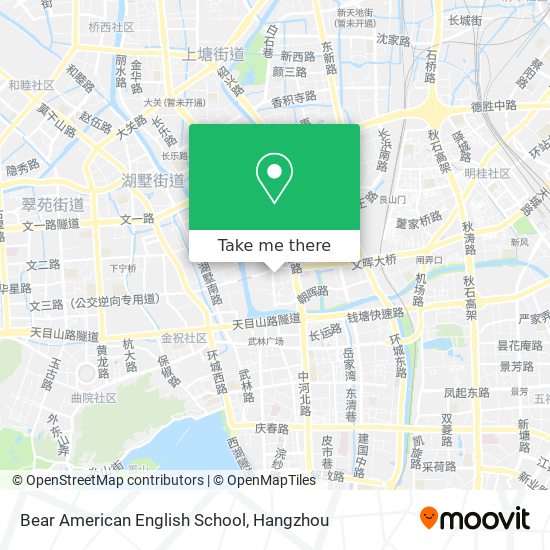 Bear American English School map