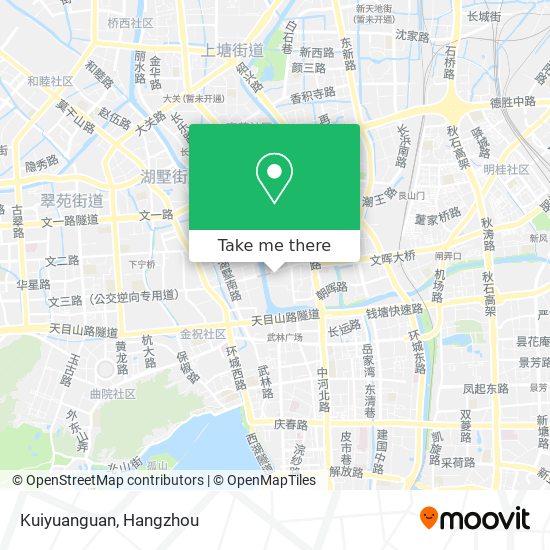 Kuiyuanguan map