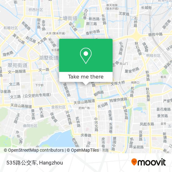 535路公交车 map