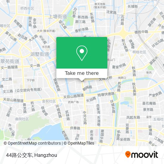 44路公交车 map
